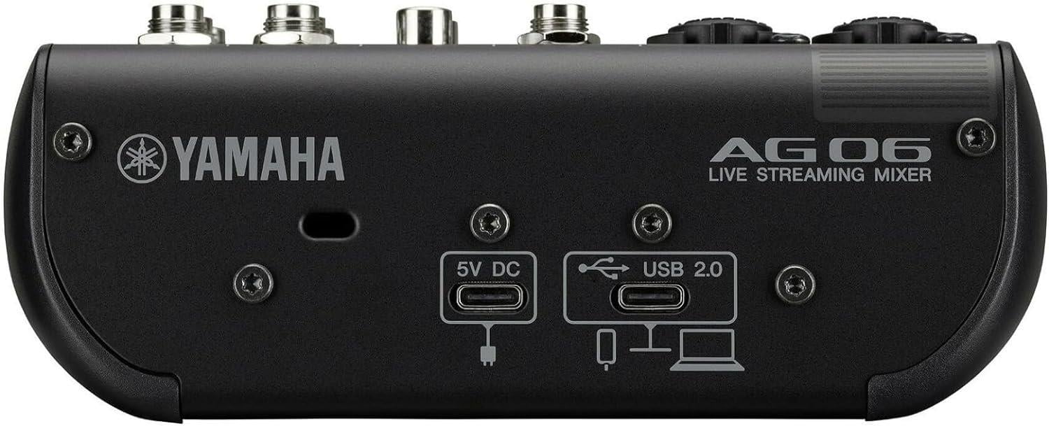 Yamaha AG06 MK2 B Canlı Yayın Ses USB Mikseri
