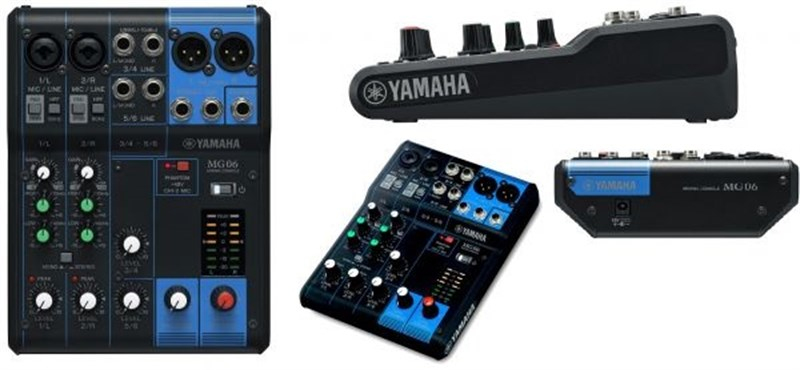 Yamaha MG06 6 Kanal Deck Mikser