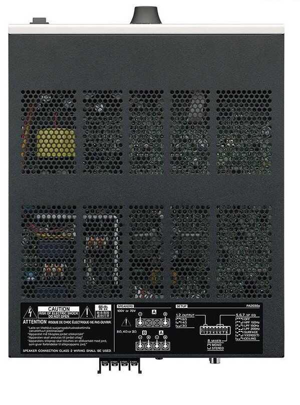 Yamaha PA2030A Power Amfi 2x30 Watt /3/4/8 ohm