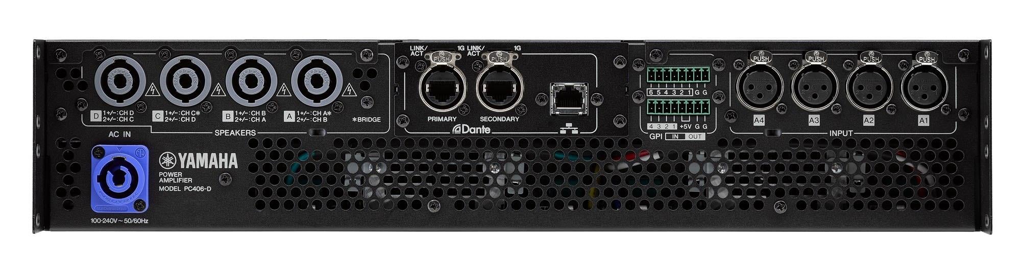 Yamaha PC406-D 4 Kanallı Power Amfi 4x600 Watt/8 ohm