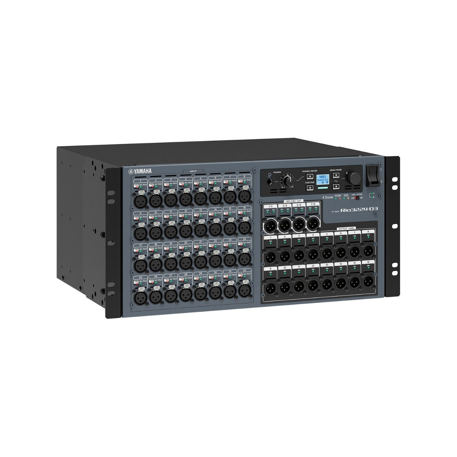 YAMAHA Rio3224-D3 Dante I/O Rack Ünitesi