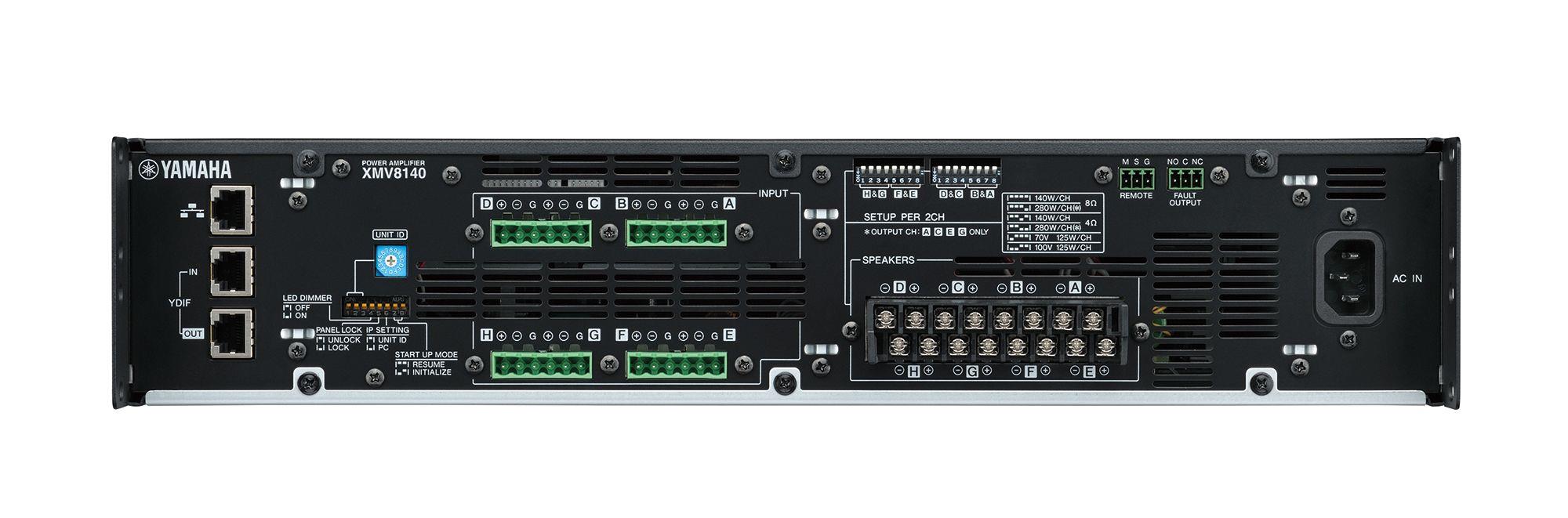 Yamaha XMV8140 8 Kanallı Power Amfi 