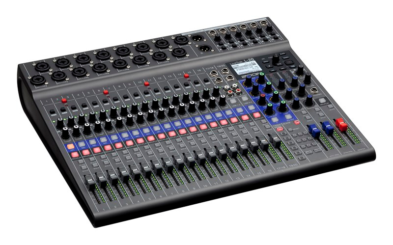 ZOOM LiveTrack L-20 Profesyonel 20 Kanallı Dijital Mikser