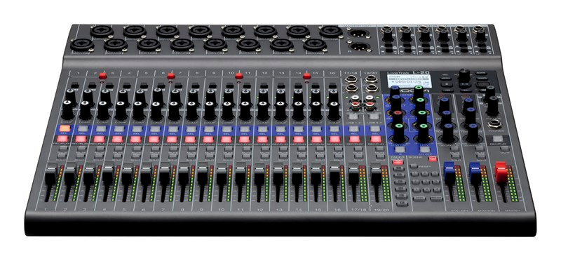 ZOOM LiveTrack L-20 Profesyonel 20 Kanallı Dijital Mikser