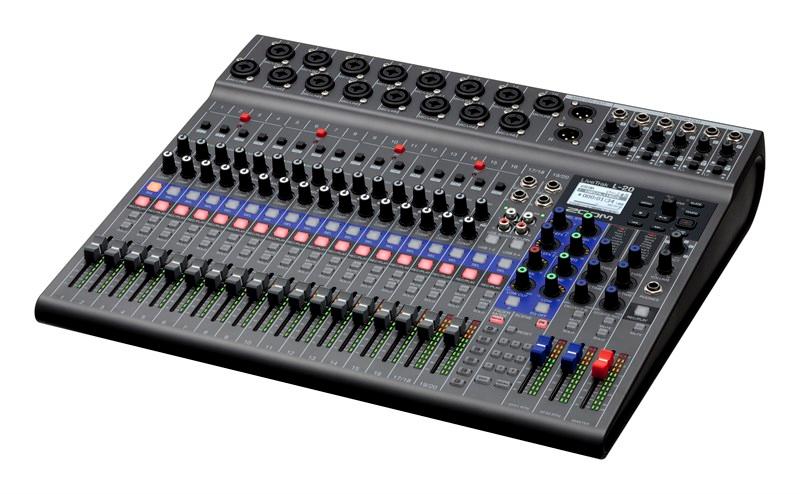 ZOOM LiveTrack L-20 Profesyonel 20 Kanallı Dijital Mikser