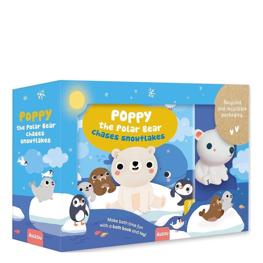 Poppy the Polar Bear Chases Snowflakes