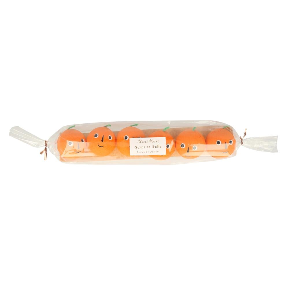 Meri Meri - Pumpkin Surprise Balls - Balkabağı Sürpriz Toplar (6'lı) Gizden Gelenler