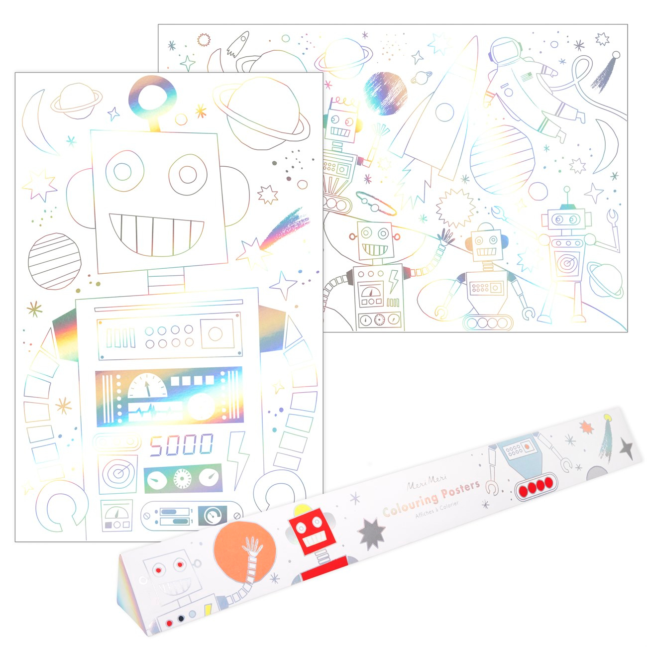 Uzay Boyamalı Poster Gizden Gelenler