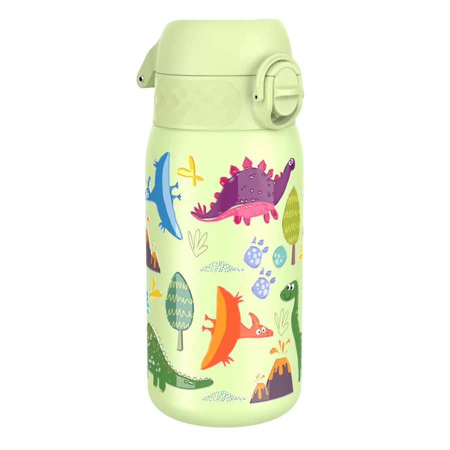 ION8ION8 - Paslanmaz Çelik Çocuk Suluk - Dinozorlar - 400 ml - SızdırmazI8SS400PGDINO