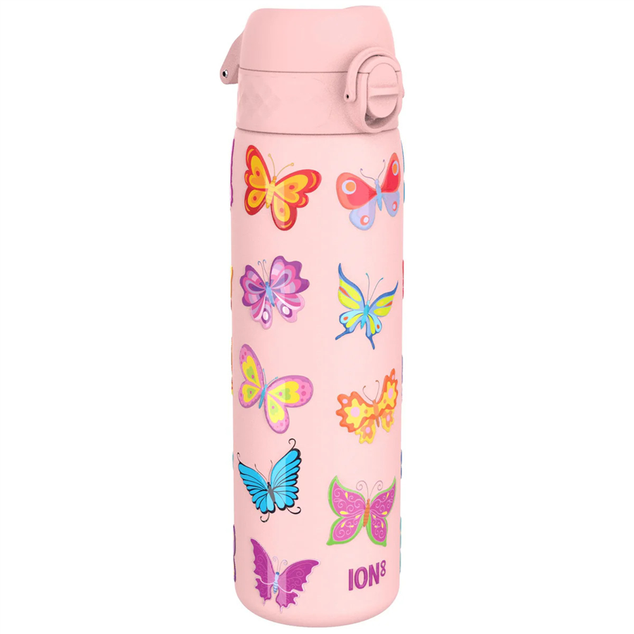 ION8ION8 - Paslanmaz Çelik İnce Suluk - Kelebek - 600 ml - SızdırmazI8SS600PPBFLY