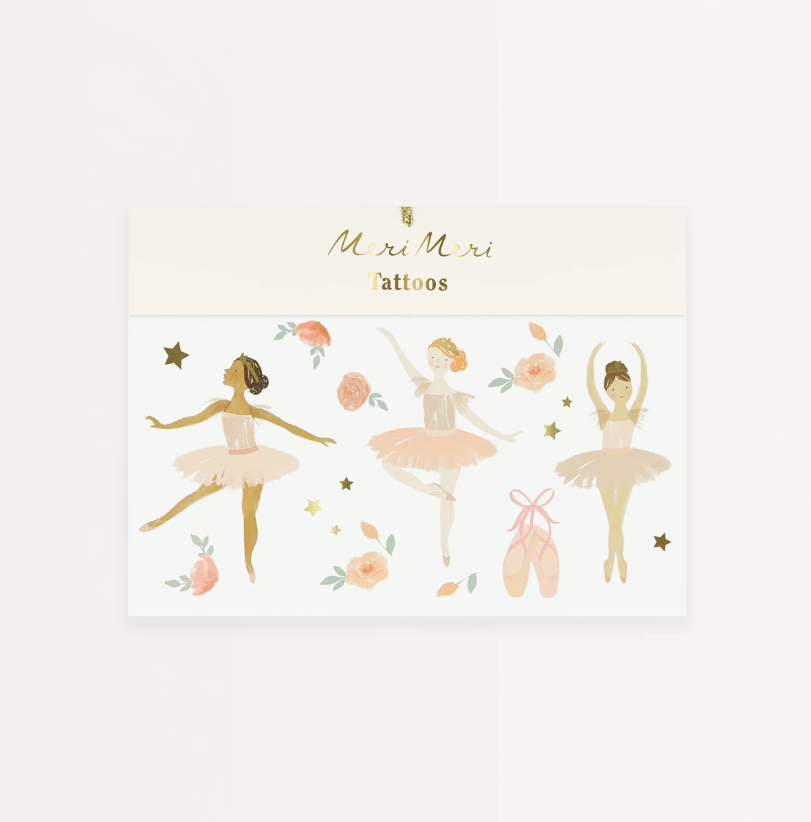Meri Meri - Ballet Tattoos - Balerin Geçici Dövmeler Kategorisiz