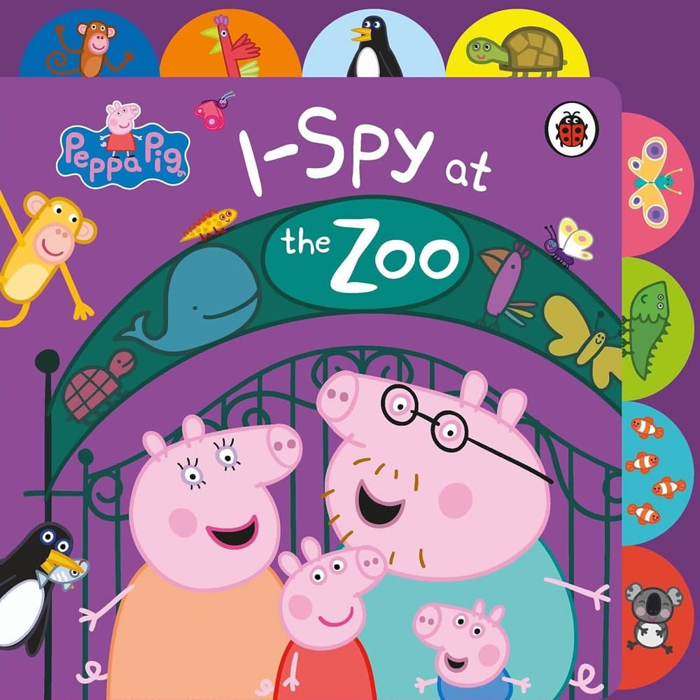 Peppa Pig - I Spy at the Zoo - Tabbed Board Book