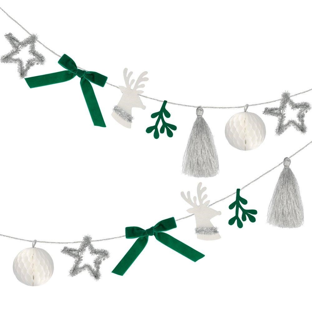 Meri MeriMeri Meri - Elegant Christmas Garland - Yeni Yıl Asılan Süs210331
