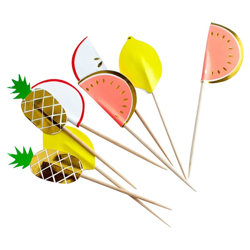 Meri MeriMeri Meri - Fruit Party Picks - Meyveli İkramlık Çubukları141688