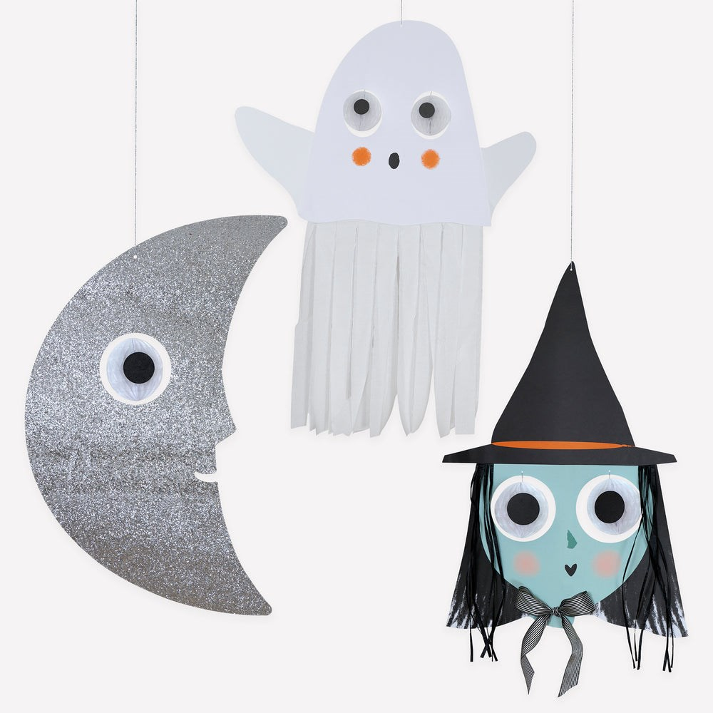 Meri MeriMeri Meri - Halloween - Dev Cadılar Bayramı Karakterleri Asma Süs (3'lü)303828