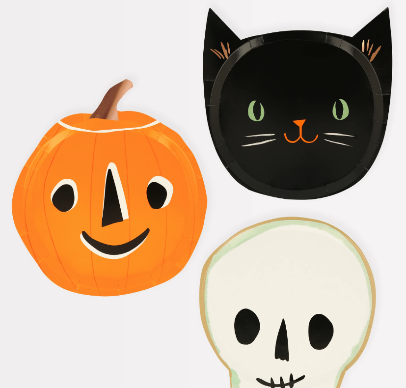 Meri MeriMeri Meri - It's Halloween! Plates - Cadılar Bayramı Tabak (8'li)278682