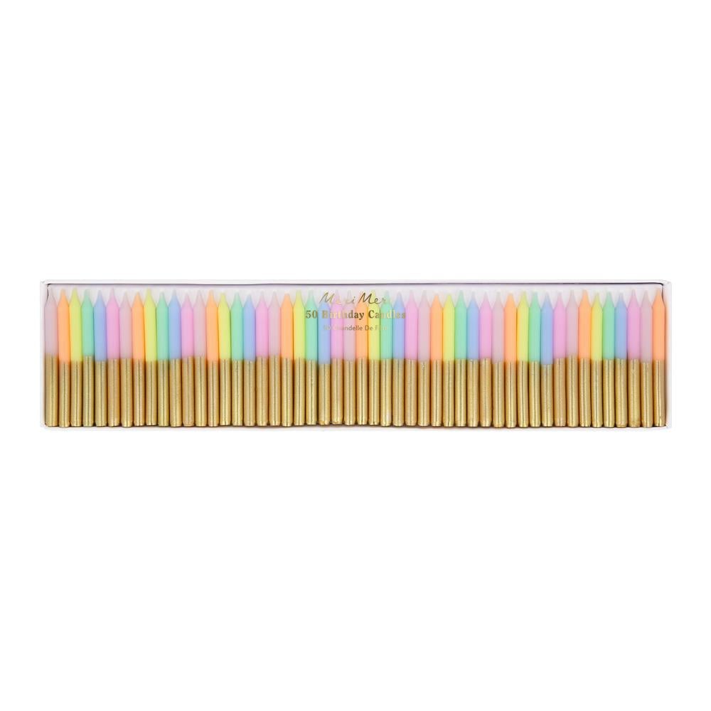 Meri MeriMeri Meri - Mini Pastel Mumlar - 50 Adet285666