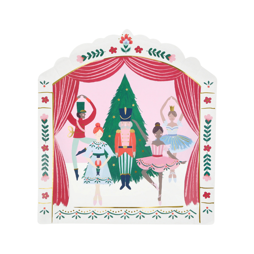 Meri MeriMeri Meri - Nutcracker Tabaklar - 8 Adet289815