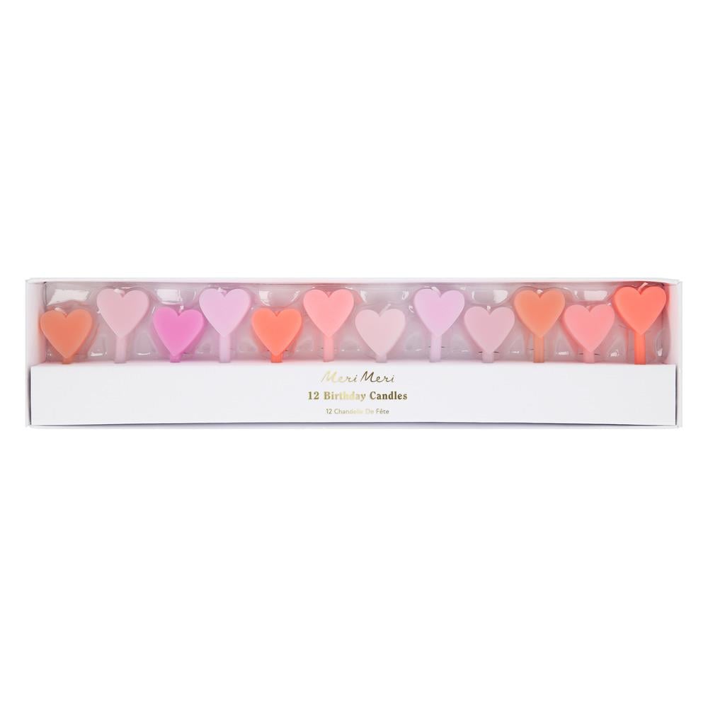 Meri MeriMeri Meri - Pembe Kalp Mumlar - 12 Adet287052