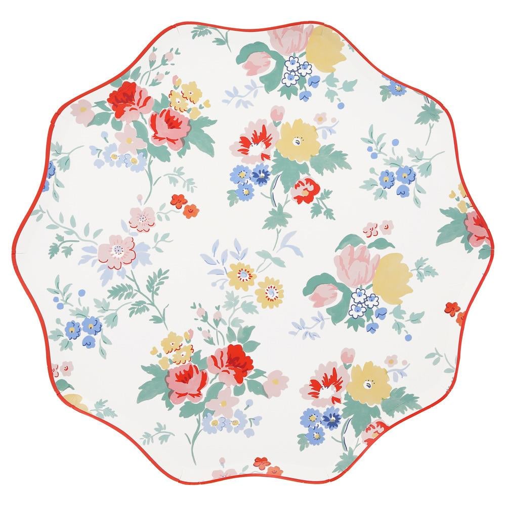 Meri MeriMeri Meri - Vintage Floral Tabaklar - L - 8 Adet289302