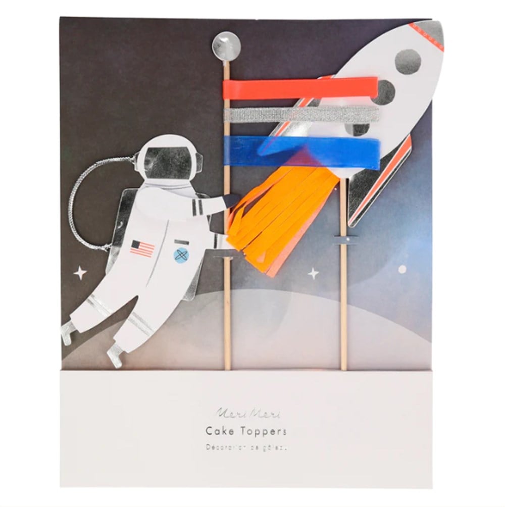 Meri Meri - Space Cake Topper - Uzay Pasta Süsü Pasta Süsleri