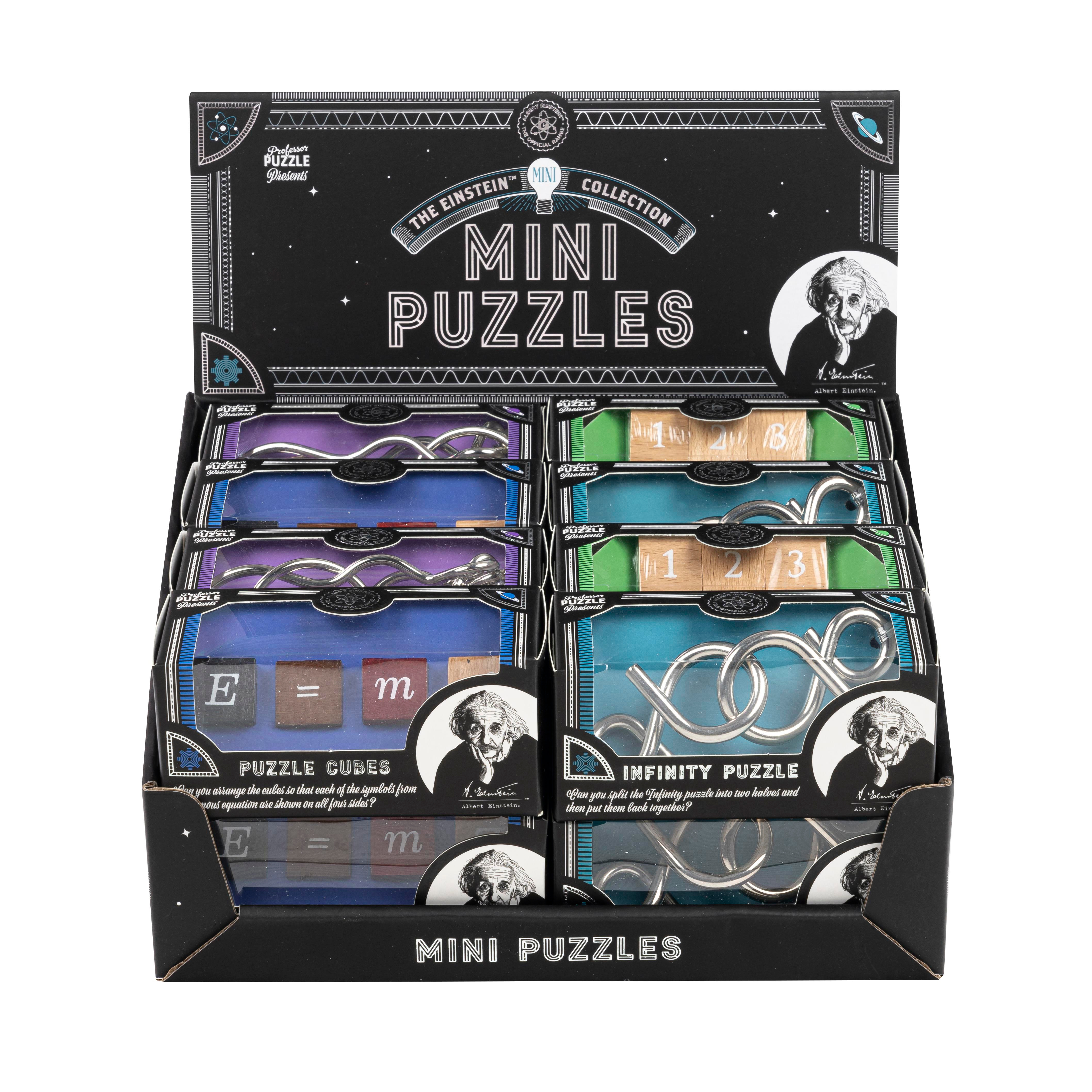 Professor PuzzleProfessor Puzzle - Zeka Oyunları - Mini Metal Bulmacalar DisplayEIN5227
