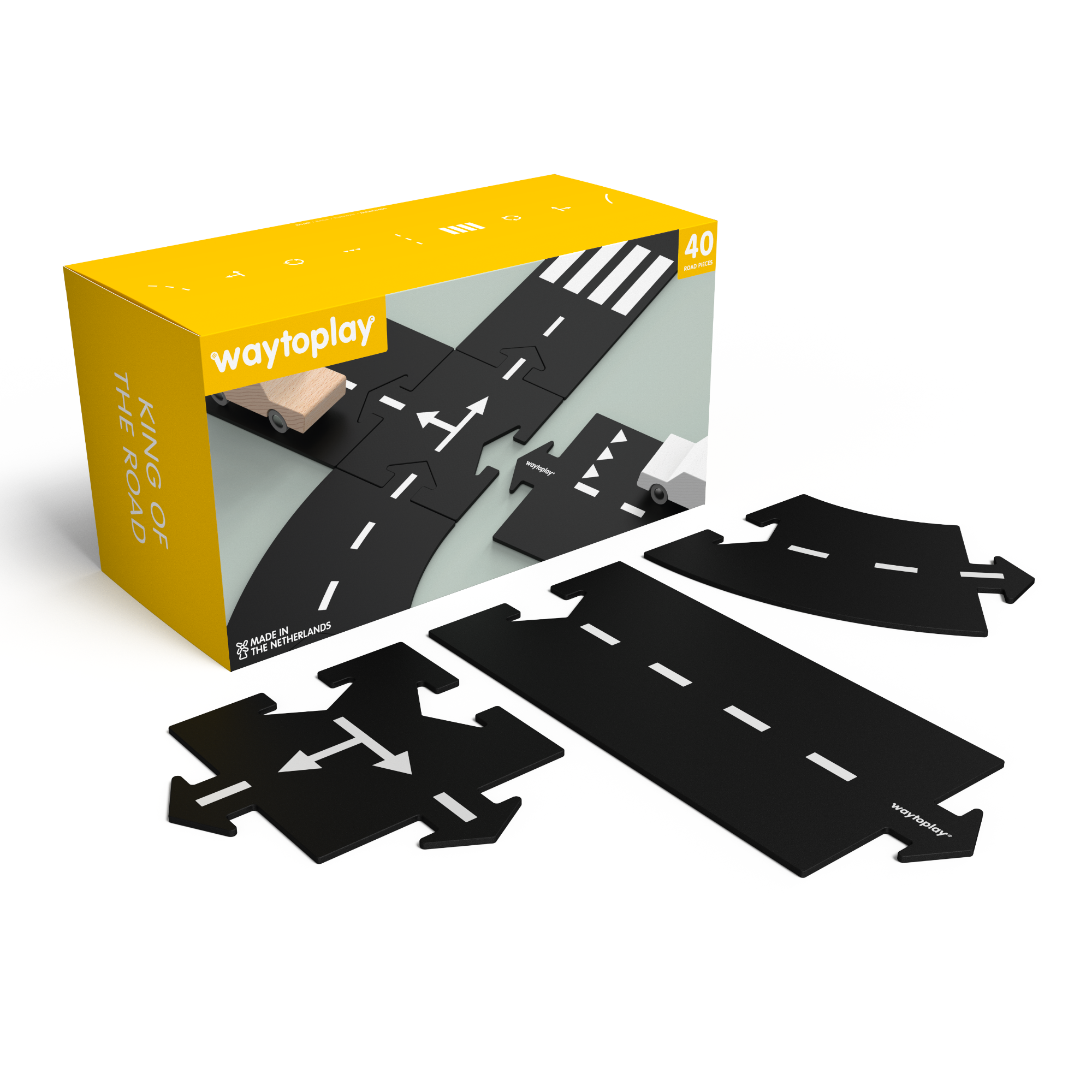 Waytoplay - King of the Road - 40 Parça STEM - Eğitici Setler