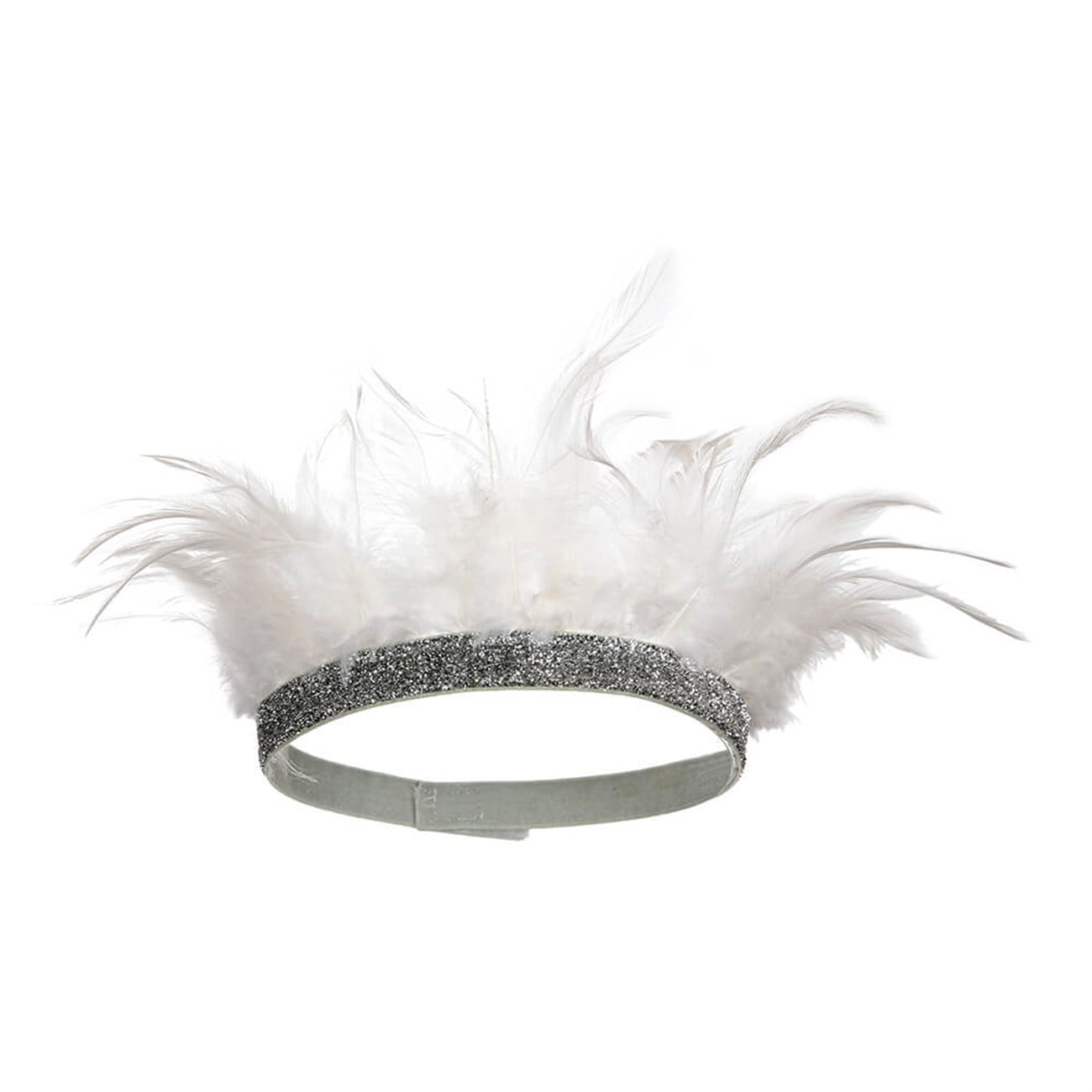 Meri Meri - White Feather Party Crown - Beyaz Tüylü Parti Tacı