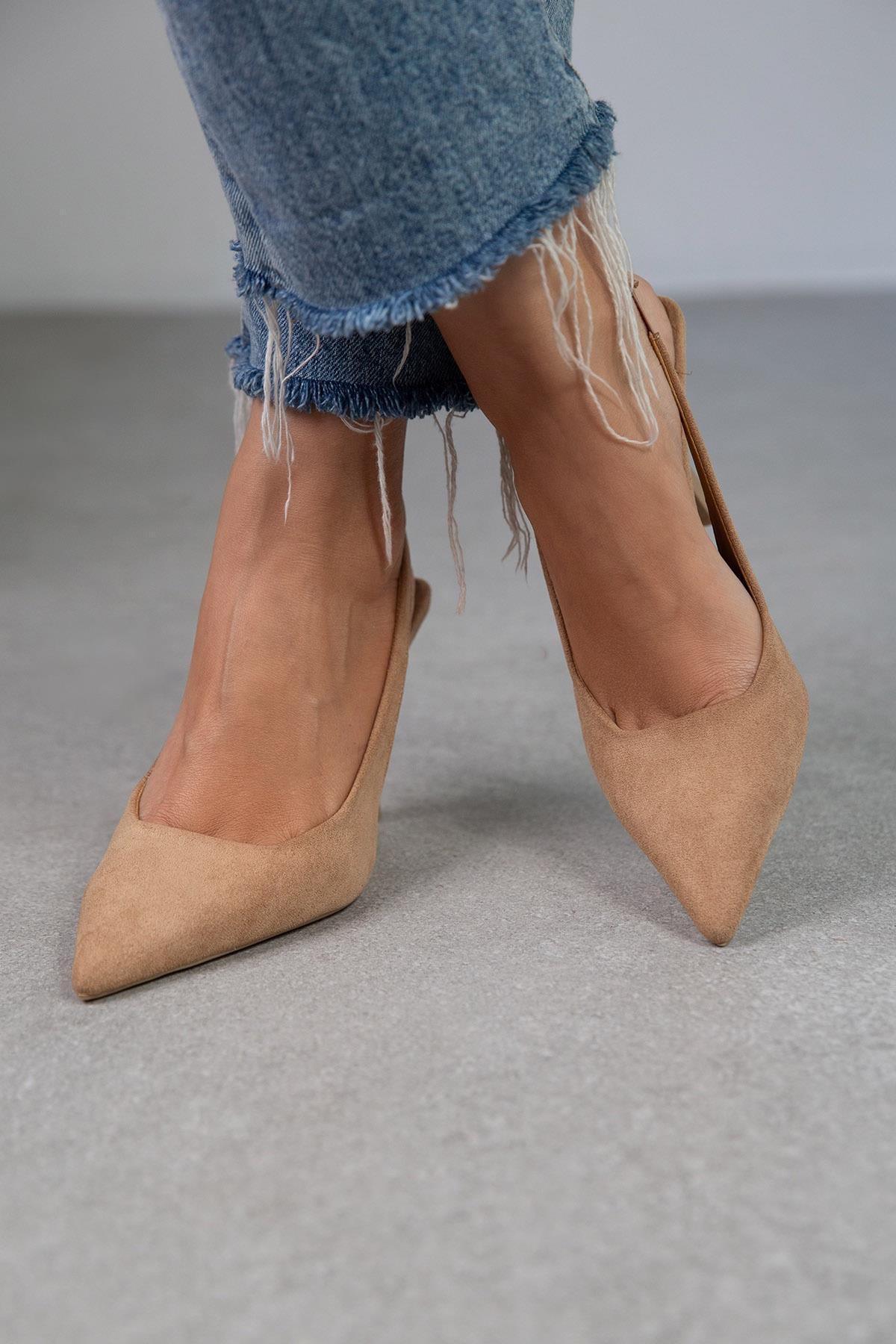 APRİL BEJ SÜET AYAKKABI BEJ