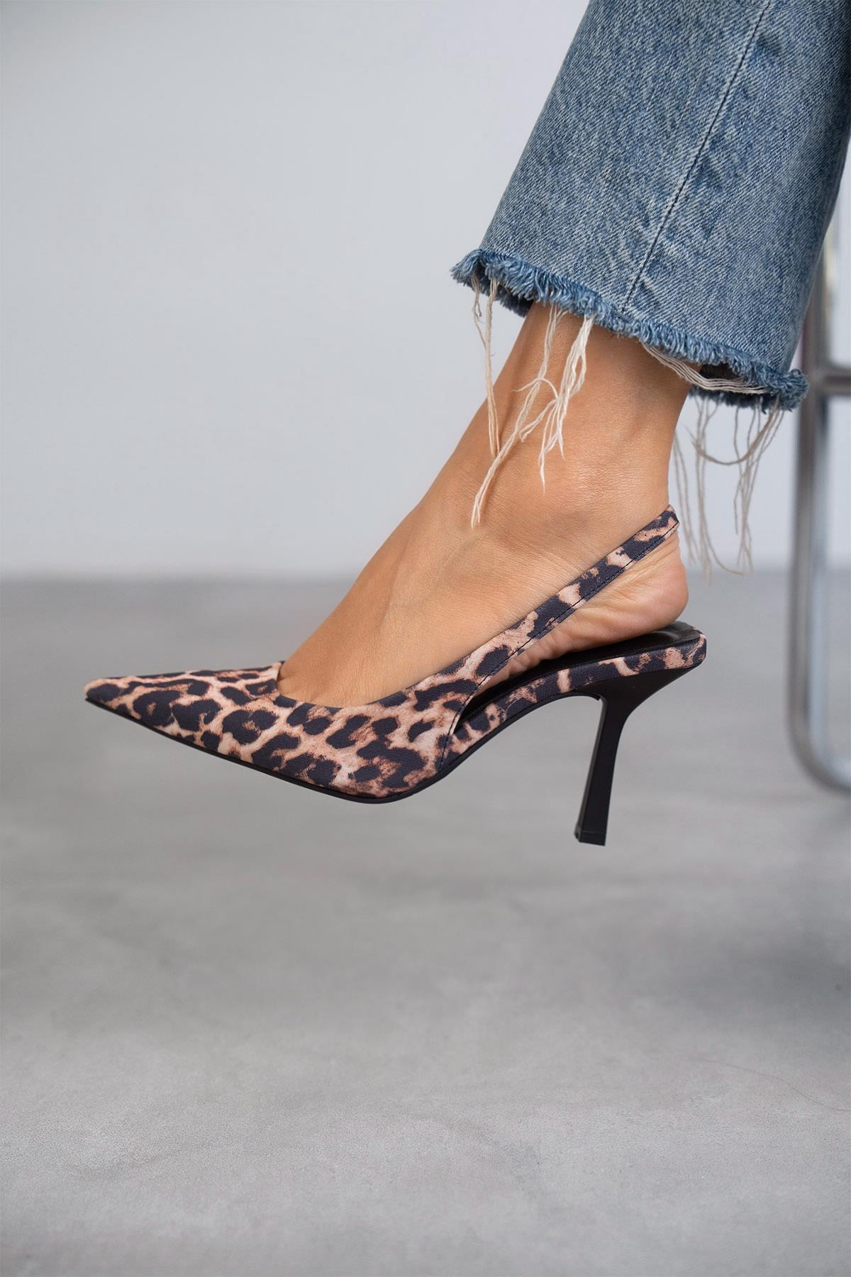 APRİL LEOPAR KUMAŞ AYAKKABI LEO