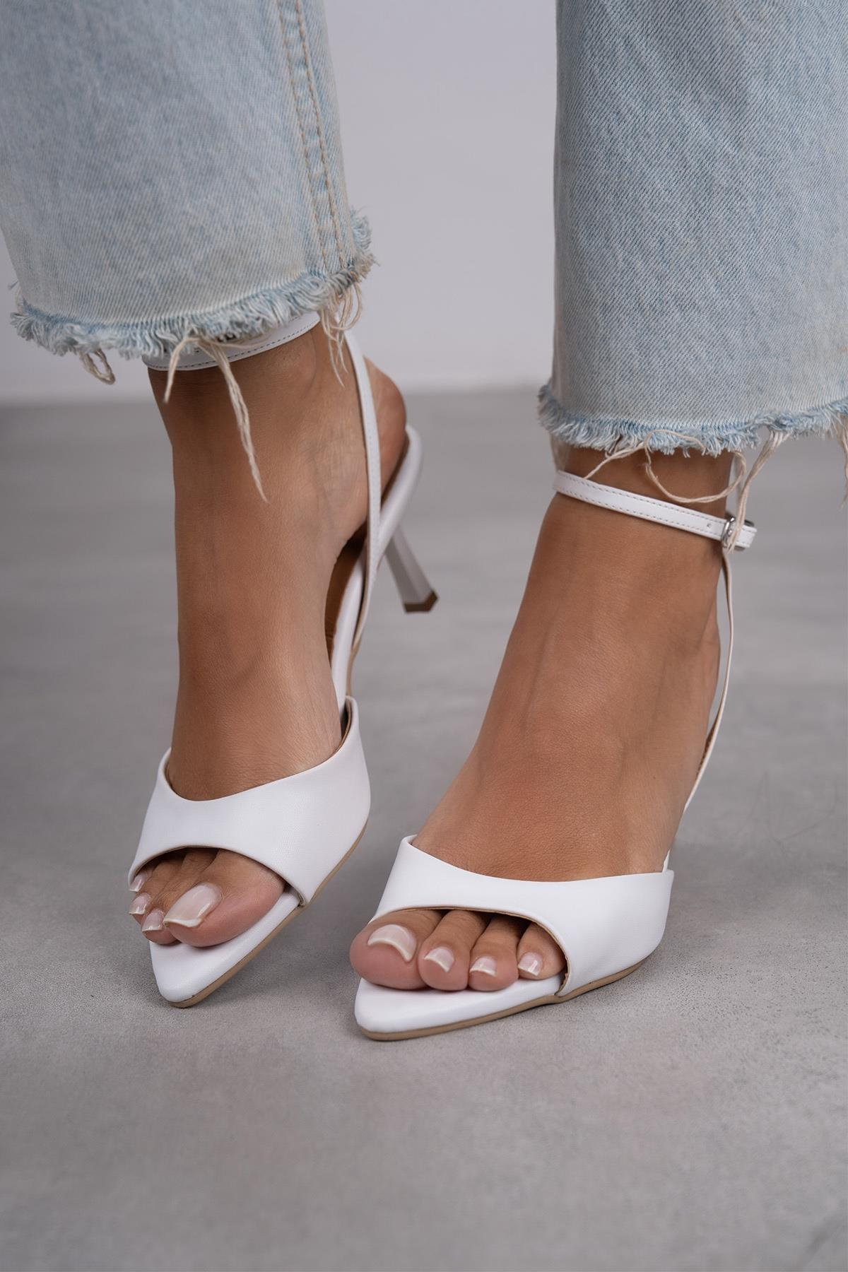 ASHLEY BEYAZ DERİ AYAKKABI BEYAZ DERİ