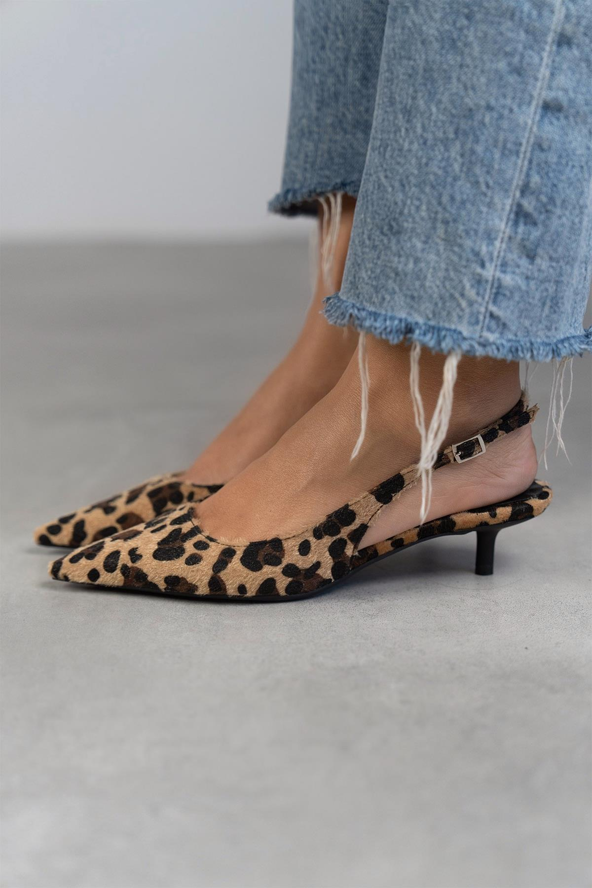 AURA LEOPAR TÜYLÜ AYAKKABI LEO