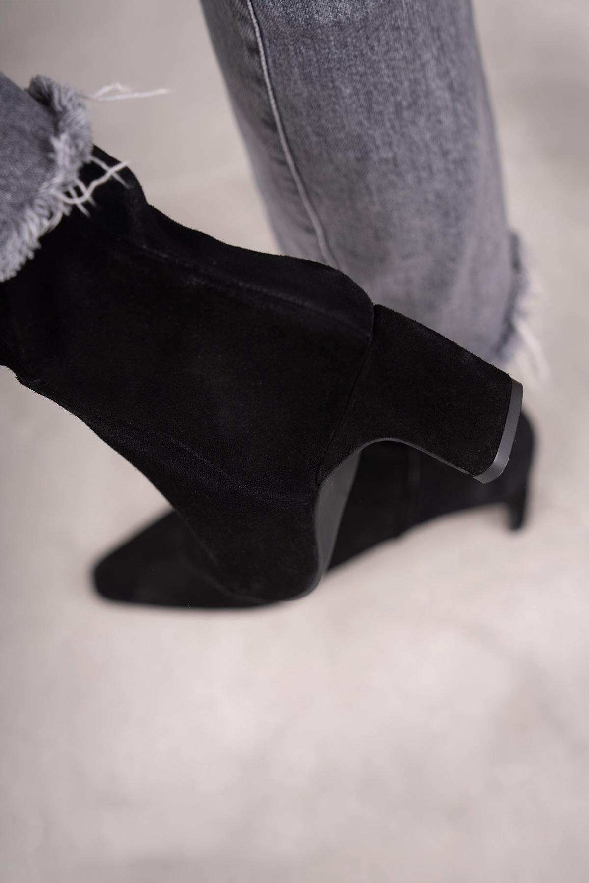 BEST SİYAH SÜET BOT SİYAH SÜET