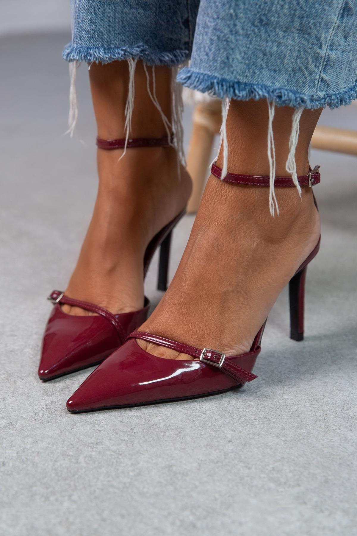 BLAİR BORDO STİLETTO bordo