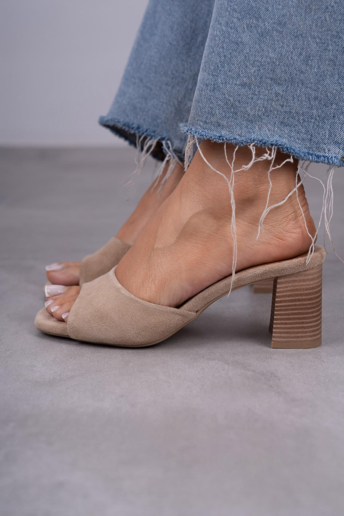 BLOCK BEJ SÜET TERLİK BEJ SÜET