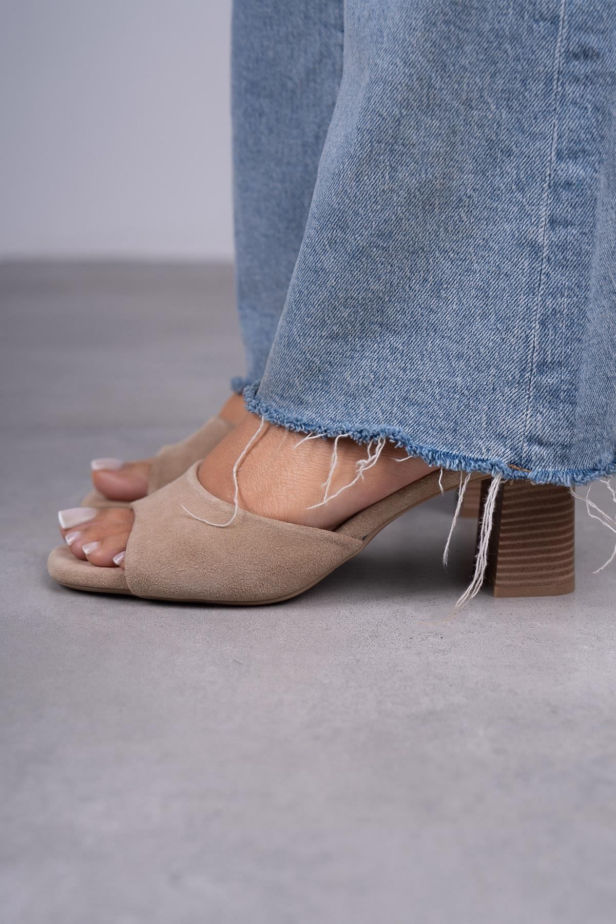 BLOCK BEJ SÜET TERLİK BEJ SÜET