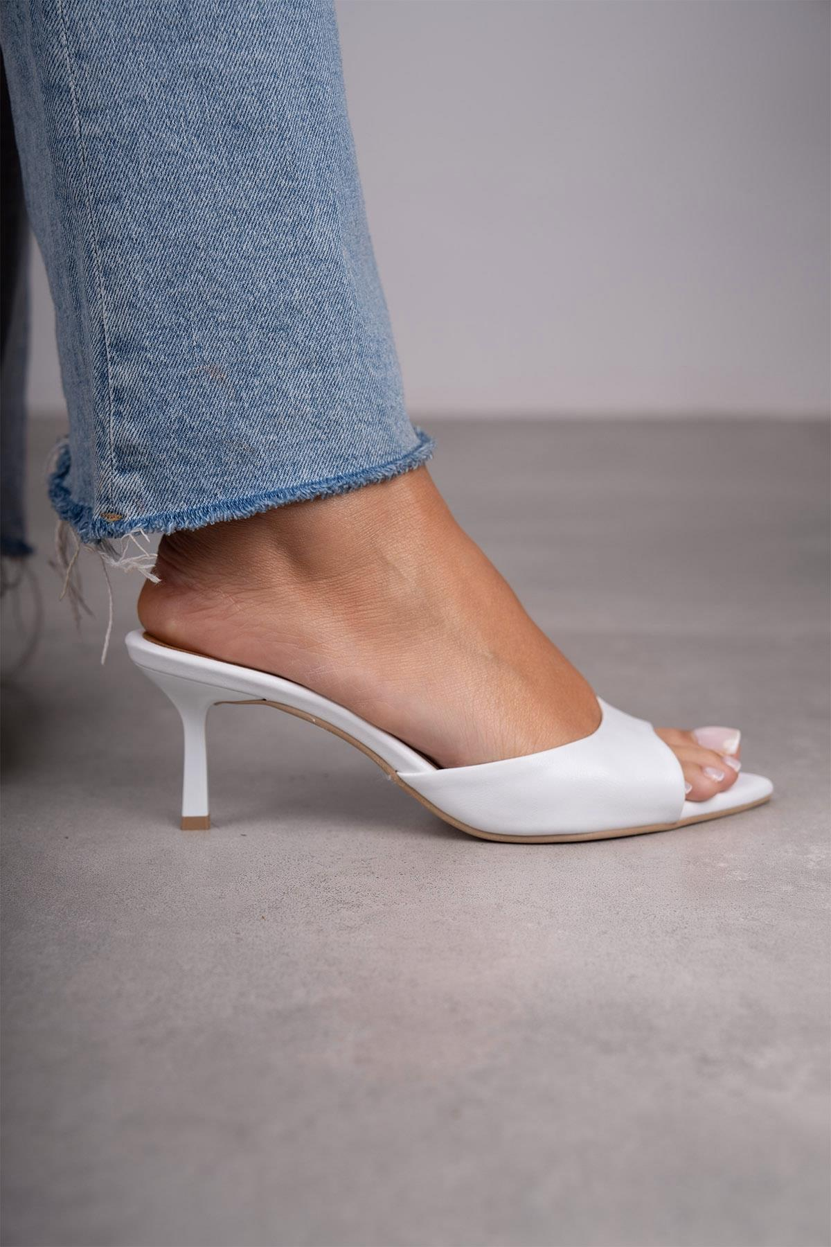 CLARA BEYAZ DERİ TERLİK BEYAZ DERİ