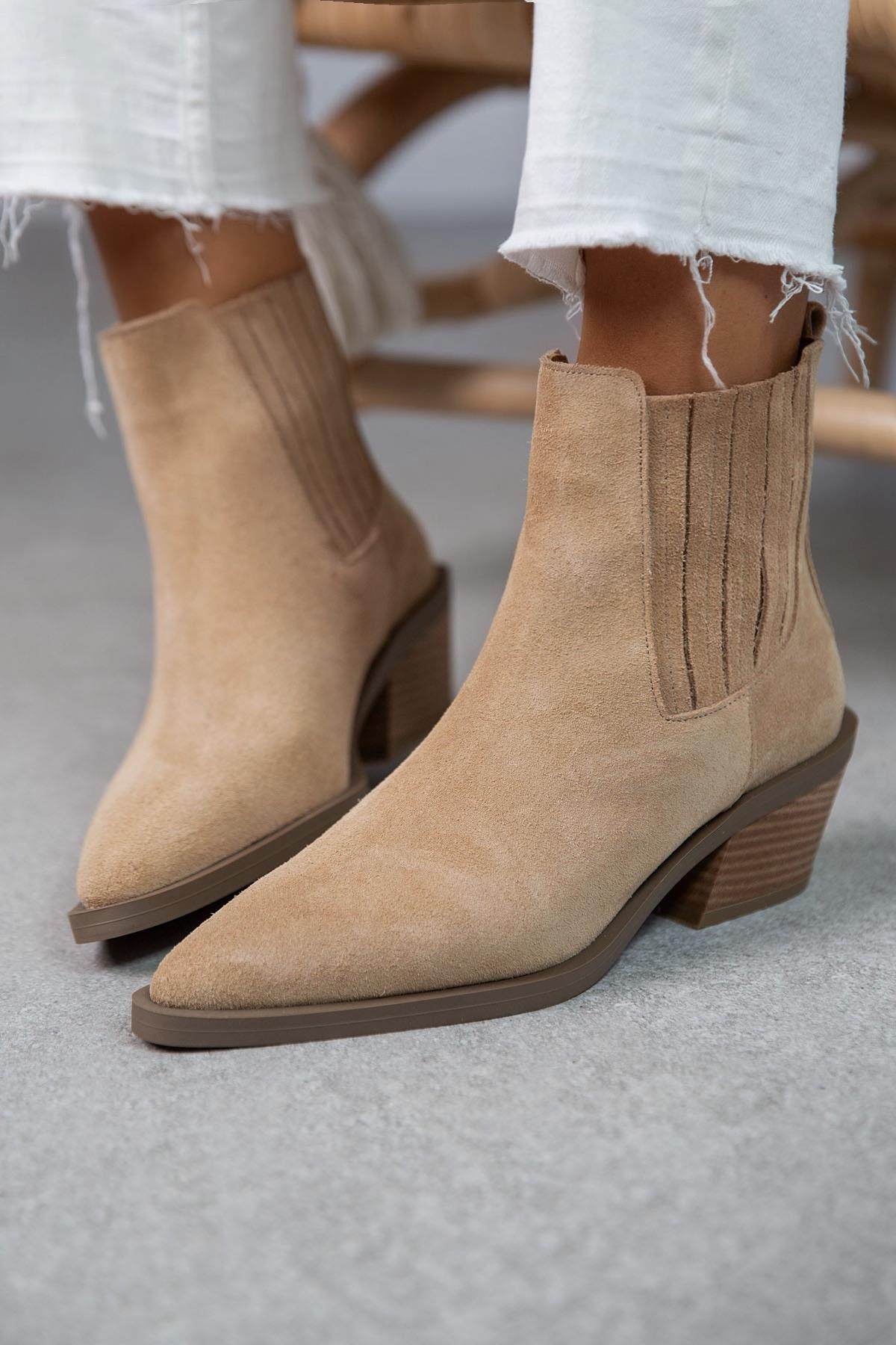 DEEP BEJ SÜET KOVBOY BEJ SÜET