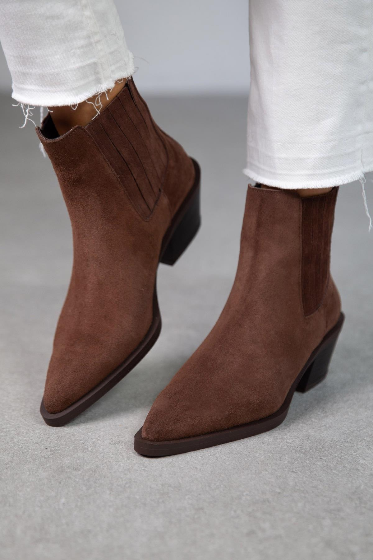 DEEP KAHVE SÜET KOVBOY KAHVE