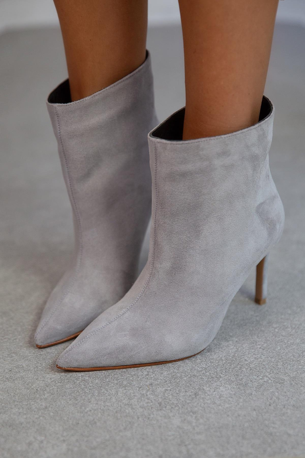 ELECTRA GRİ SÜET BOT GRİ