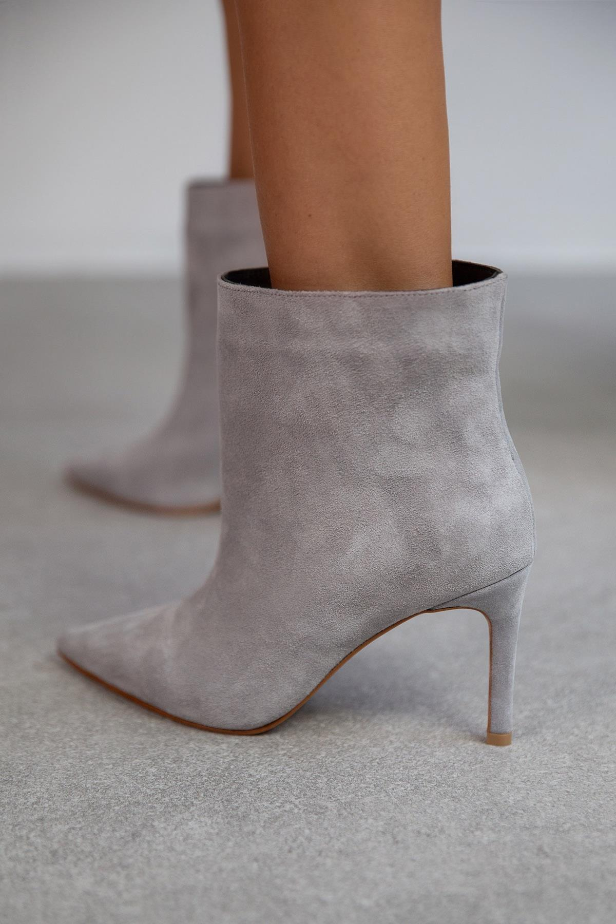 ELECTRA GRİ SÜET BOT GRİ