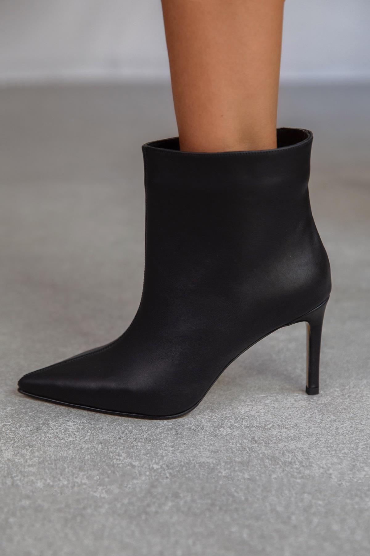 ELECTRA SİYAH DERİ BOT SİYAH DERİ