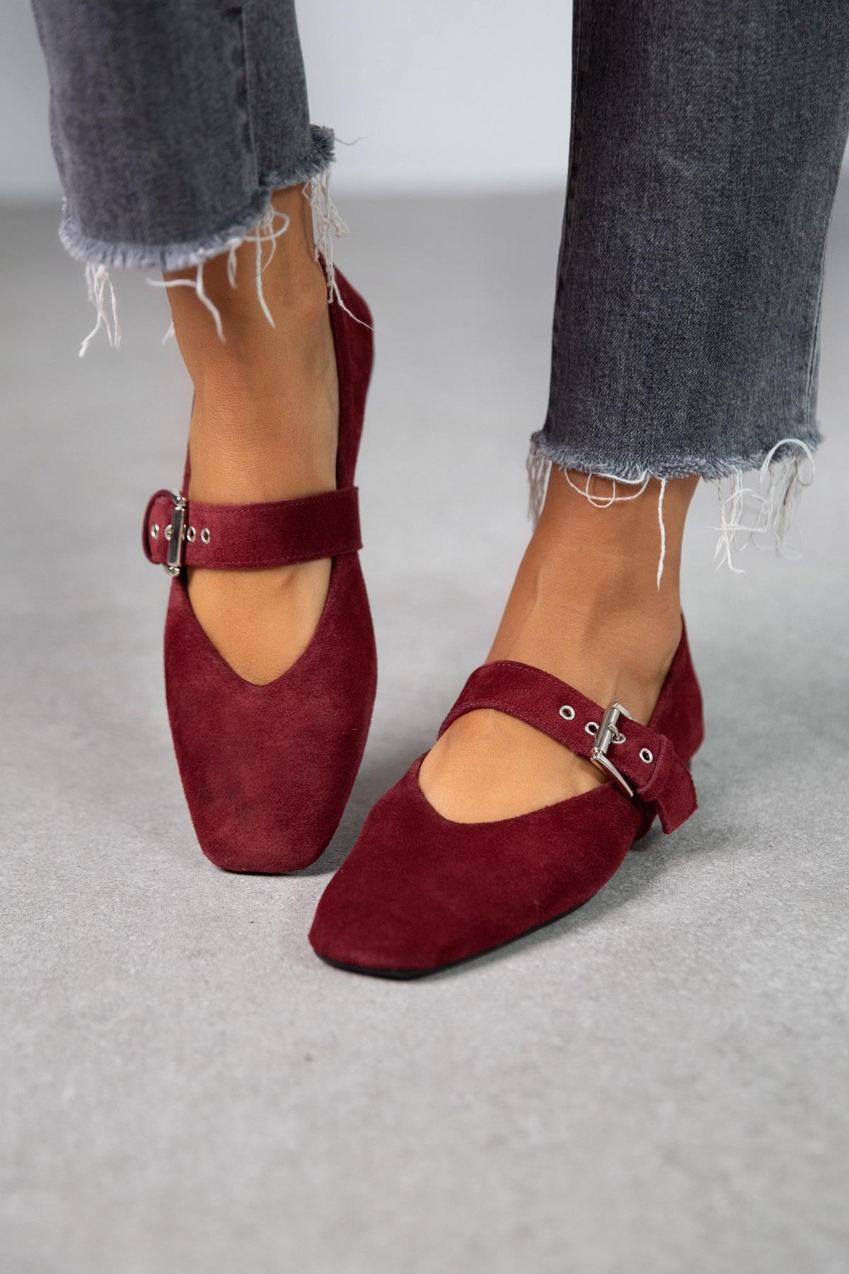 FOX BORDO SÜET BABET bordo
