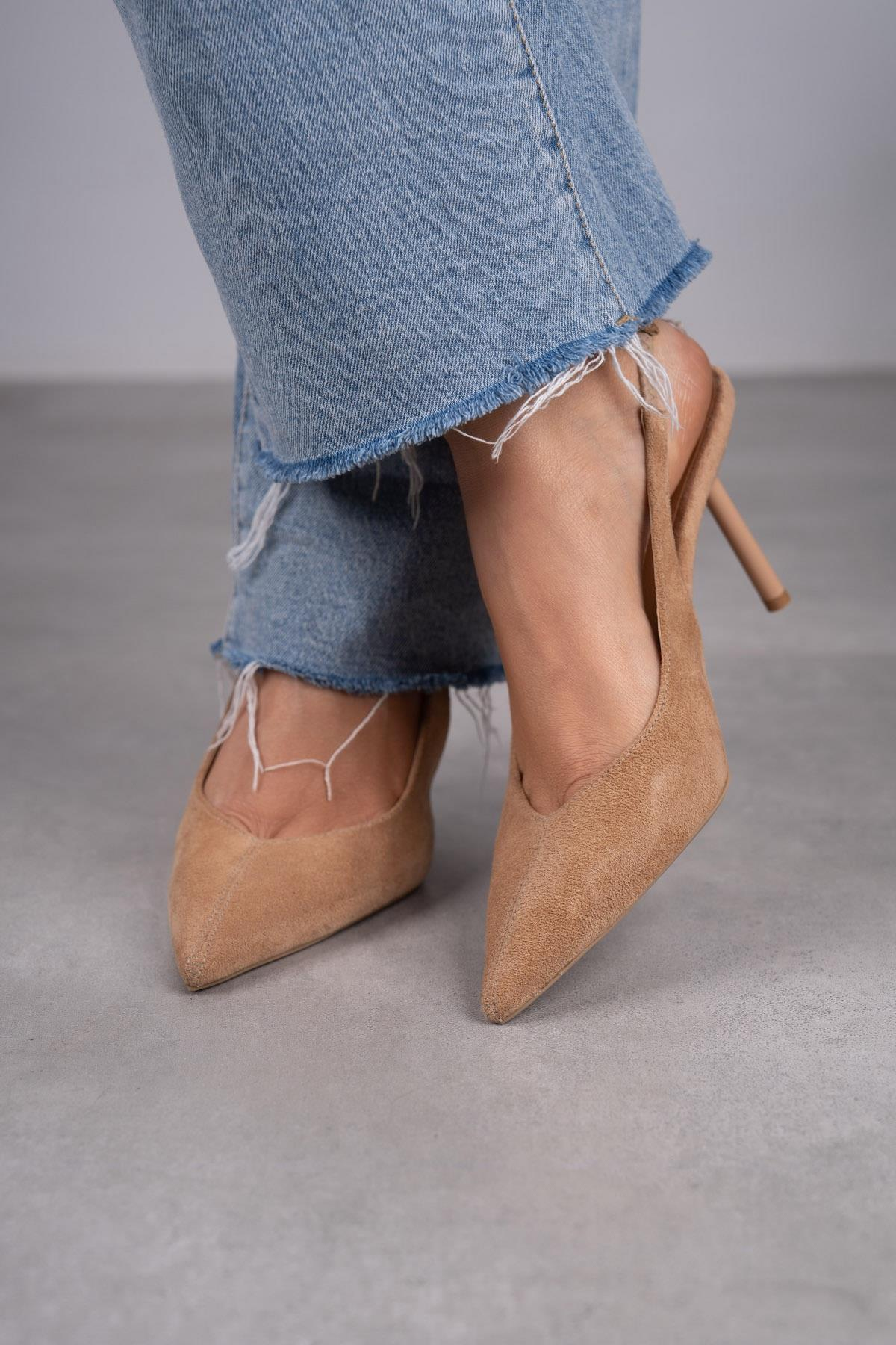 GRACE BEJ SÜET AYAKKABI BEJ SÜET