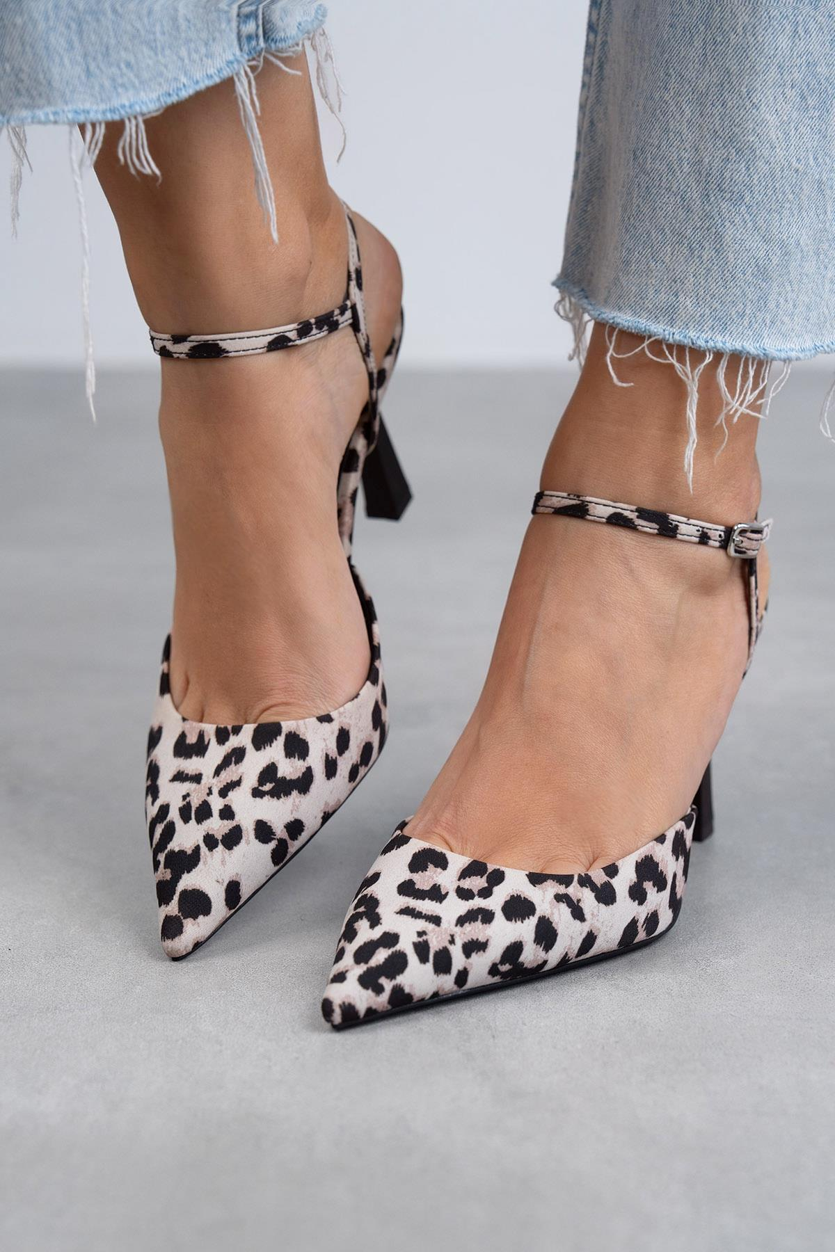 JENNY BEYAZ LEO STİLETTO LEO