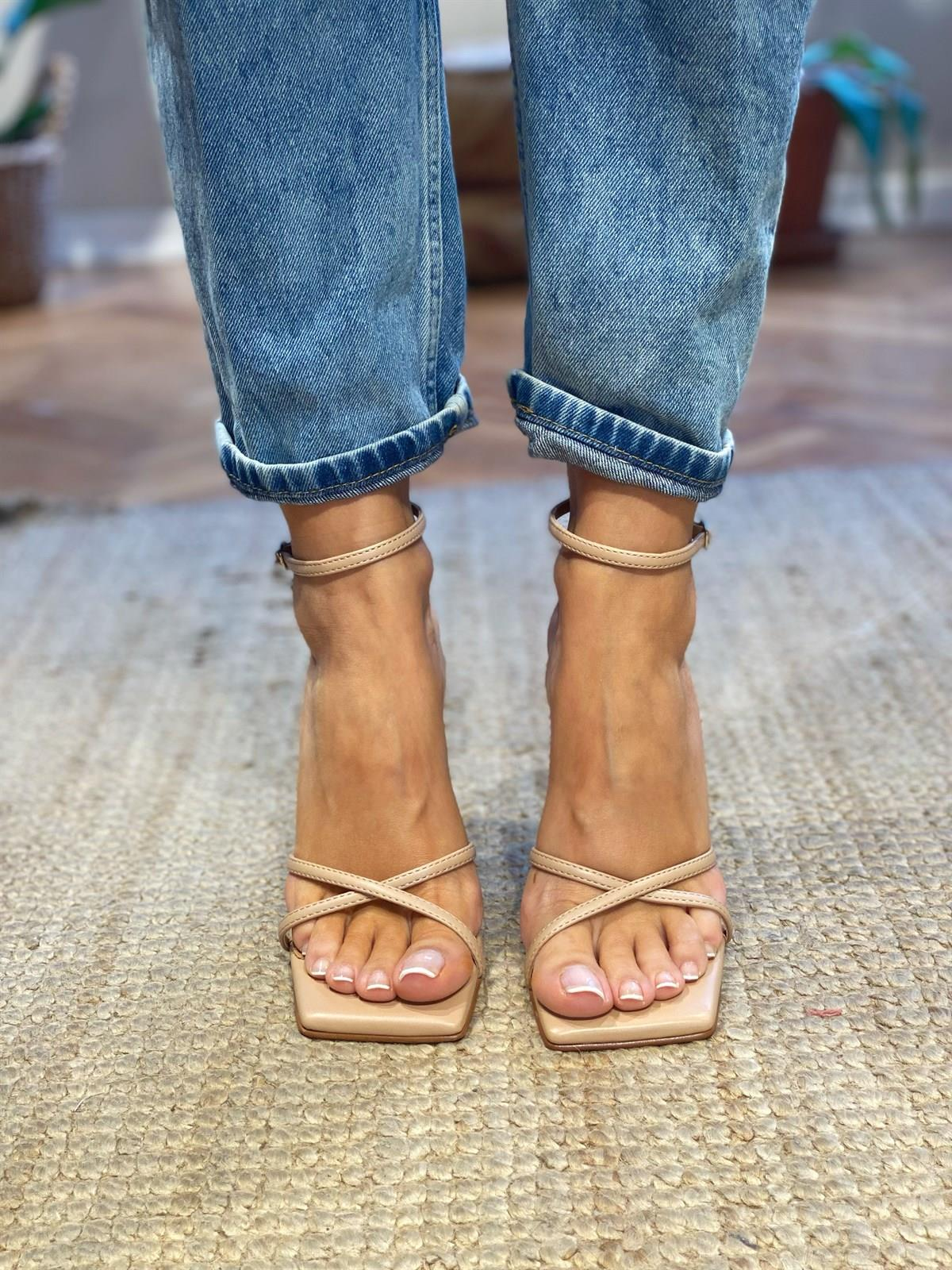 KELLY NUDE SANDALET TEN