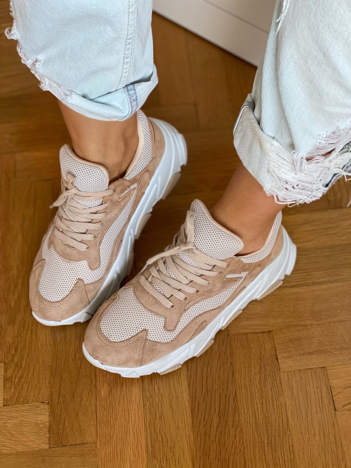 LAST NUDE SÜET SNEAKER NUDE