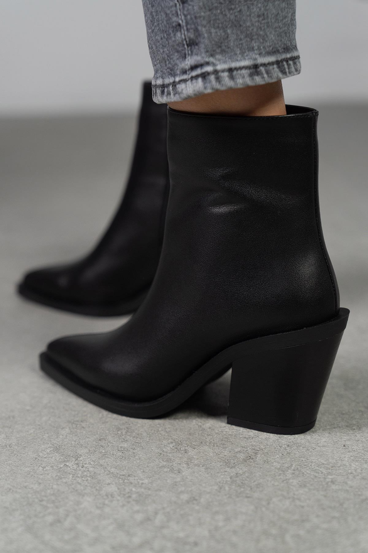 LAST SİYAH DERİ BOT SİYAH DERİ