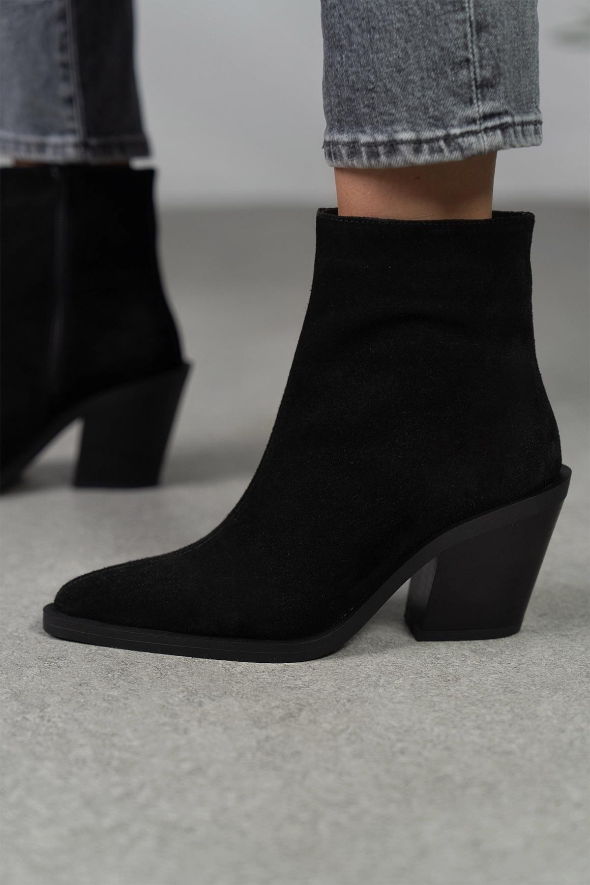 LAST SİYAH SÜET BOT SİYAH SÜET