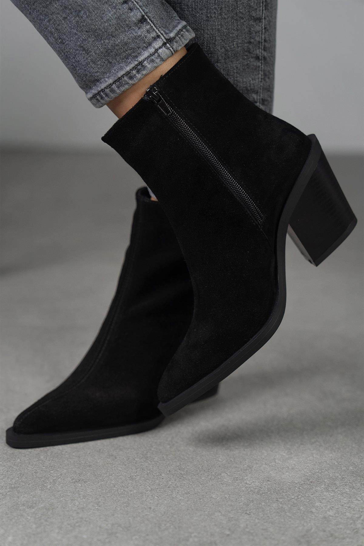 LAST SİYAH SÜET BOT SİYAH SÜET